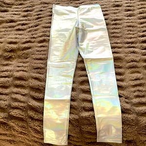 American Apparel Metallic Iridescent Leggings (Small)